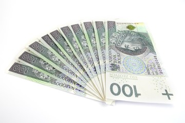 Polish banknotes 1000 pln