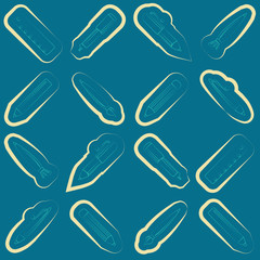seamless background with office objects