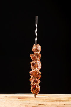 Barbecue shish kebab grilled meat bbq