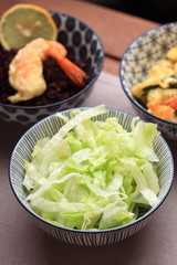 insalatina e tempura