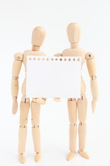 デッサン人形とスケッチブック