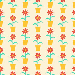 Texture with floral elements