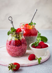 Chia seeds puddings