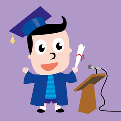 Student Vector Design Illustration