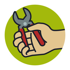 Tools design, vector illustration.