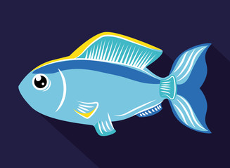 Fish design.