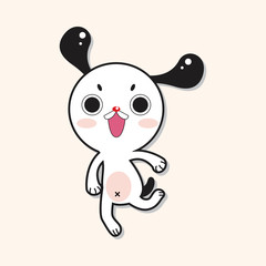 animal dog cartoon theme elements