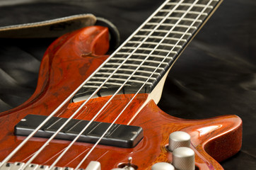 Fototapeta na wymiar bass Guitar