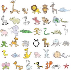 Вектор детские рисунки