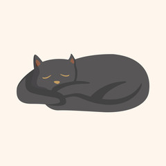 animal cat cartoon theme elements
