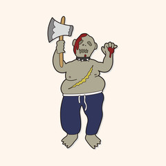 zombie theme elements