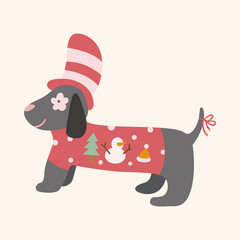 animal dog cartoon theme elements