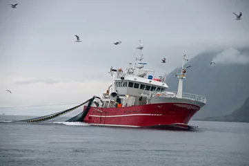 Papier Peint photo autocollant Poisson Cotre de pêche Norvège