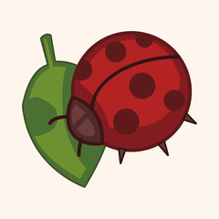bug cartoon elements