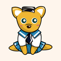 animal dog cartoon theme elements