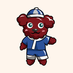 animal dog cartoon theme elements