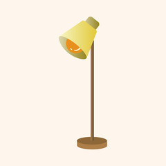 Home appliances theme lamp elements