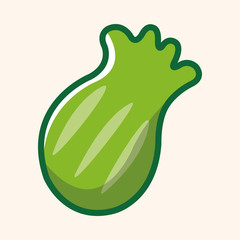 vegetables and fruits theme elements