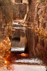 The Río Tinto (red river) is a river in southwestern Spain