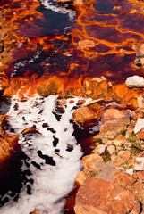 The Río Tinto (red river) is a river in southwestern Spain