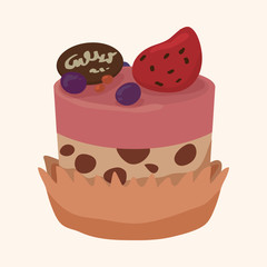decorating cake theme elements