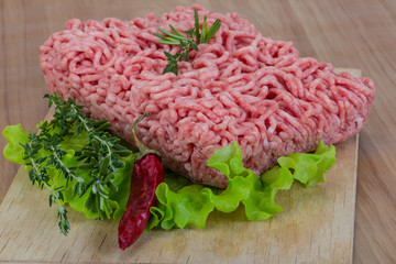 Raw minced meat