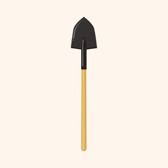 gardening shovel theme elements