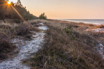 Sunset And Sea