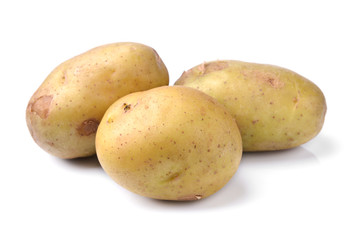 potato isolated on white background
