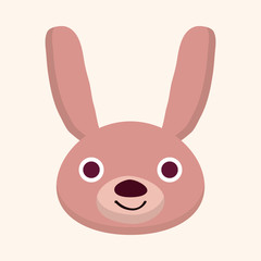 animal rabbit cartoon theme elements