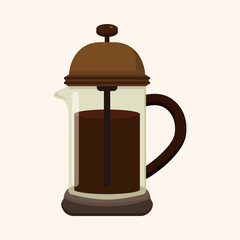 coffee kettle theme elements