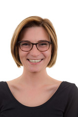 Fototapeta premium woman wearing eyeglasses