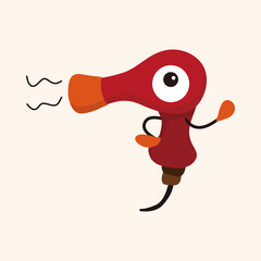 hair products theme hair dryer elements