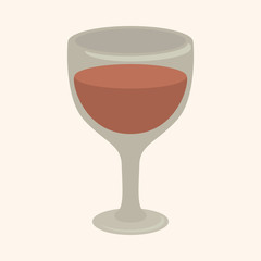 wine drink theme elements