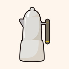 coffee kettle theme elements