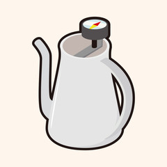 coffee kettle theme elements