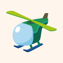 transportation Helicopters theme elements