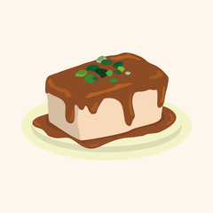 chinese food tofu theme elements