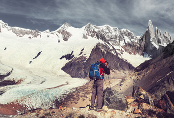 Fototapeta premium Hike in Patagonia
