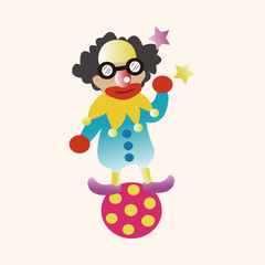 circus clown theme elements