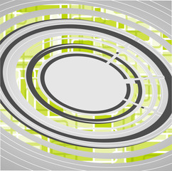 Abstract technology circles background