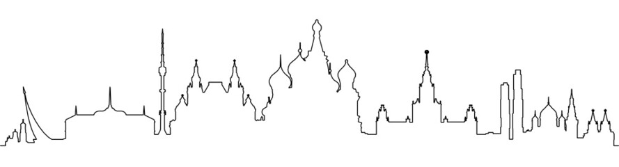 Skyline Moskau © SimpLine