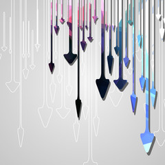 Arrow design background.