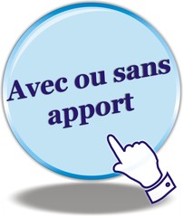 bouton avec ou sans apport