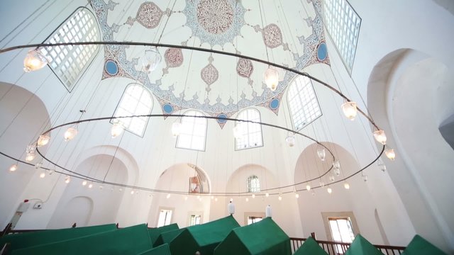 Interior Of Mausoleum Of Murad III Near Hagia Sophia