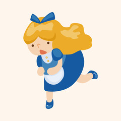 alice in wonderland theme elements