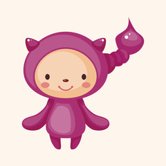 Constellation Scorpio theme elements