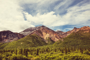 Fototapeta premium Mountains on Alaska
