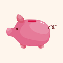 piggybank theme elements