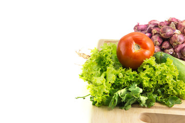 organic food background Vegetables on table